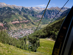View of Telluride from above